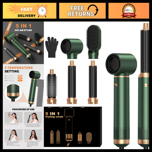 Hair dryer brush - 5-in-1,